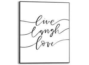 8714597625349 - Poster REINDERS Live laugh love Bilder Gr B H T 40 cm x 50 cm x 16 cm schwarz (schwarz weiß) Poster 8714597625349 - Poster REINDERS Live laugh love Bilder Gr B H T 40 cm x 50 cm x 16 cm schwarz (schwarz weiß) Poster