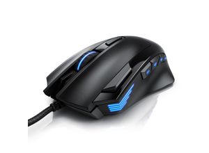 4062861008744 - CSL Gaming-Maus kabelgebunden 125 dpi optische Gaming Maus Farbwechsel 9 Tasten 600 bis 4800dpi 4062861008744 - CSL Gaming-Maus kabelgebunden 125 dpi optische Gaming Maus Farbwechsel 9 Tasten 600 bis 4800dpi