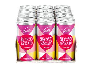 4316268654159 - Vinetti Secco Rosato Frizzante 100 % vol 200 ml 12er Pack