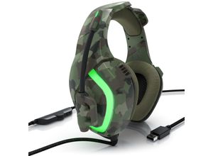 4061474127019 - CSL USB Gaming Headset GHS-103 mit Mikrofon Kopfhörer für PC (Win XP 7 8 81 10) PS4 4 Pro 4061474127019 - CSL USB Gaming Headset GHS-103 mit Mikrofon Kopfhörer für PC (Win XP 7 8 81 10) PS4 4 Pro