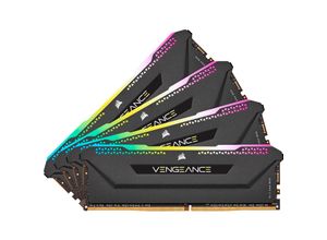 0840006631972 - Vengeance RGB PRO SL DDR4-3200 - 128GB - CL16 - Quad-Kanal (4 Stück) - Unterstützt Intel XMP - Schwarz mit RGB 0840006631972 - Vengeance RGB PRO SL DDR4-3200 - 128GB - CL16 - Quad-Kanal (4 Stück) - Unterstützt Intel XMP - Schwarz mit RGB