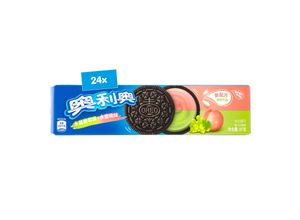 6901668005434 - Oreo Crystal Peach & Grape 97 g 24er Pack