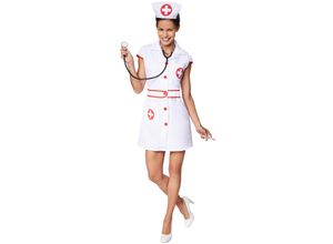 4260552083197 - tectake® Frauenkostüm sexy Krankenschwester