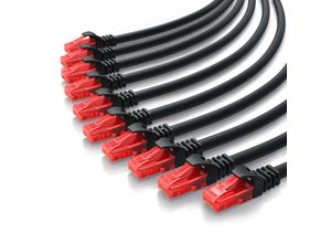 4251259179221 - CSL 10x Cat 6 Gigabit Ethernet LAN Kabel - mehrfach geschirmt - UTP Gigabit - 1000 Mbit s - Patchkabel - Netzwerkkabel - 025m 4251259179221 - CSL 10x Cat 6 Gigabit Ethernet LAN Kabel - mehrfach geschirmt - UTP Gigabit - 1000 Mbit s - Patchkabel - Netzwerkkabel - 025m