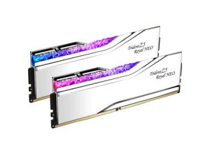 4713294236807 - Trident Z5 Royal Neo RGB DDR5-8000 - 32GB - CL38 - Dual Channel (2 pcs) - AMD EXPO - Silber mit RGB 4713294236807 - Trident Z5 Royal Neo RGB DDR5-8000 - 32GB - CL38 - Dual Channel (2 pcs) - AMD EXPO - Silber mit RGB