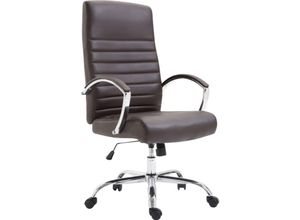 4251380458929 - Bürostuhl ergonomisch Valais Kunstleder moderner Schreibtischstuhl höhenverstellbarem Sitz und einer Belastbarkeit von 136 kg