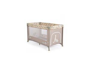 3800146248628 - Reisebett Laufstall Safari Matratze Sichtfenster Seiteneingang Tragetasche beige