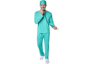 4260552083449 - tectake® Herrenkostüm OP-Arzt
