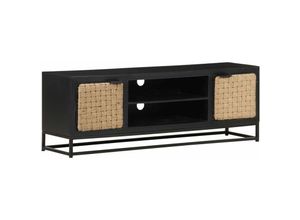 8720286066492 - Bonnevie - TV-SchrankTV-Möbel 120x30x40 cm Massivholz Mango vidaXL