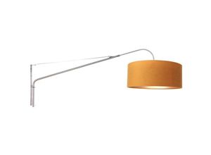 8712746146028 - Sienna Elegant Classy Wandleuchte mit Schirm aus gebürstetem Stahl Samtgold 8712746146028 - Sienna Elegant Classy Wandleuchte mit Schirm aus gebürstetem Stahl Samtgold