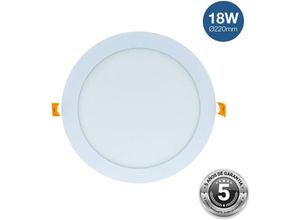 8435427113651 - Barcelona Led - Rundes LED-Einbaudownlight 18W Cut ø 205 mm - 5 Jahre Garantie Lichtfarbe Warmweiß 3000K - Warmweiß 3000K