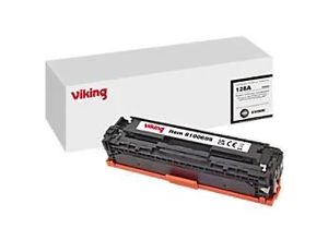 8717868104987 - Viking 128A Kompatibel HP Tonerkartusche CE320A Schwarz