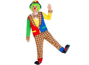 4260517460216 - tectake® Herrenkostüm Clown Alfredo