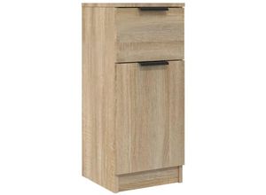 8720287078517 - Bonnevie - SideboardKommode Sonoma-Eiche 30x30x70 cm Holzwerkstoff vidaXL