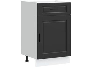 8721158423047 - Vidaxl - Küchenunterschrank Porto Schwarz Holzwerkstoff 894829 8721158423047 - Vidaxl - Küchenunterschrank Porto Schwarz Holzwerkstoff 894829