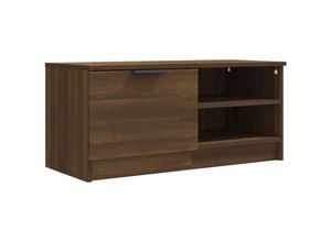 8720286968383 - Bonnevie - TV-SchrankTV-Möbel Braun Ereiche 80x35x365 cm Holzwerkstoff vidaXL