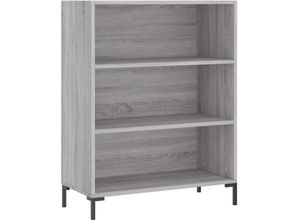 8720845866532 - Bonnevie - BücherregalStandregal Grau Sonoma 695x325x90 cm Holzwerkstoff vidaXL