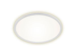 4002707398738 - BRILONER SLIM LED Panel Fernbedienung Dimmbar CCT Farbtemperatursteuerung Backlighteffekt weiß 42 x 3 cm