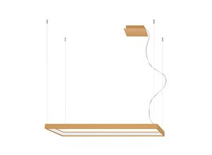 5903282725775 - Greenice - Sollux Lighting Tuula Lighting de rechteckige Pendeldecke led integriert gold 3000K 5757lm 5903282725775 - Greenice - Sollux Lighting Tuula Lighting de rechteckige Pendeldecke led integriert gold 3000K 5757lm