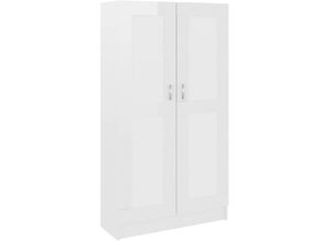 8720286134115 - Bonnevie - BücherschrankStandregal Hochglanz-Weiß 825x305x150 cm Holzwerkstoff vidaXL