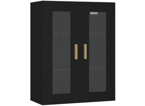 8720287080435 - Jinlefu - Hängeschrank Schwarz 695x34x90 cm vidaXL - Schwarz