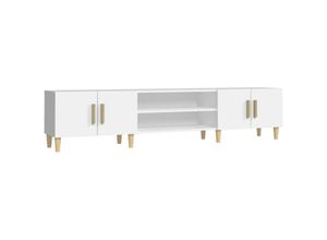 8720845791469 - Bonnevie - TV-Schrank Weiß 180x315x40 cm Holzwerkstoff vidaXL35742