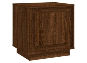 8720845794323 - Bonnevie - NachttischBeistelltisch Braun Eichen-Optik 44x35x45 cm Holzwerkstoff vidaXL
