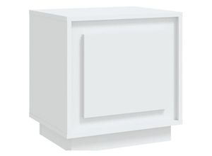 8720845794187 - Bonnevie - NachttischBeistelltisch Weiß 44x35x45 cm Holzwerkstoff vidaXL 8720845794187 - Bonnevie - NachttischBeistelltisch Weiß 44x35x45 cm Holzwerkstoff vidaXL