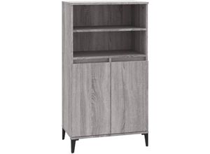 8720287225706 - Highboard，Kommode Grau Sonoma 60x36x110 cm Holzwerkstoff vidaXL