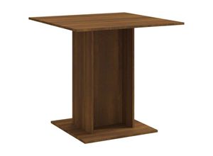 8720845673826 - Bonnevie - EsstischEsszimmertisch Braun Eichen-Optik 80x80x75 cm Holzwerkstoff vidaXL 8720845673826 - Bonnevie - EsstischEsszimmertisch Braun Eichen-Optik 80x80x75 cm Holzwerkstoff vidaXL