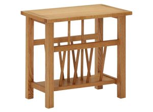 8720286006863 - Bonnevie - Zeitungstisch 45x27x42 cm Eiche Massivholz vidaXL490995