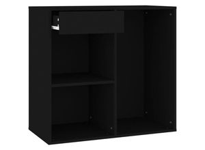 8720286644355 - Bonnevie - Kosmetikschrank Schwarz 80x40x75 cm Holzwerkstoff vidaXL966259