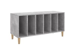 8720845878832 - Bonnevie - KommodePlattenschrank Betongrau 100x38x48 cm Holzwerkstoff vidaXL