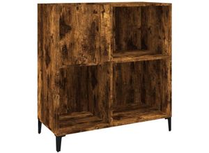 8720845879082 - Vidaxl - Plattenschrank Räuchereiche 845x38x89 cm Holzwerkstoff 928758