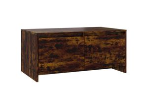 8720286837139 - Bonnevie - Couchtische Kaffeetisch Räuchereiche 90x50x415 cm Holzwerkstoff vidaXL