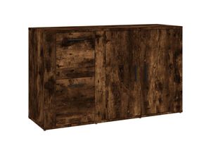 8720845669621 - Bonnevie - SideboardKommode Räuchereiche 100x33x595 cm Holzwerkstoff vidaXL