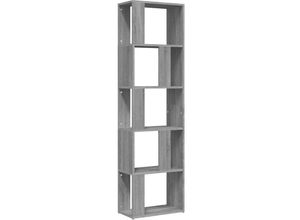 8720845694074 - Bücherregal，Standregal Grau Sonoma 45x24x160 cm Holzwerkstoff vidaXL