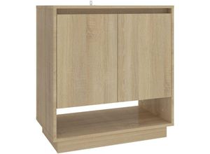 8720286834664 - Bonnevie - SideboardKommode Sonoma-Eiche 70x41x75 cm Holzwerkstoff vidaXL