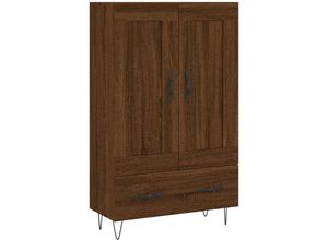 8720845431365 - Bonnevie - HighboardKommode Braun Eichen-Optik 695x31x115 cm Holzwerkstoff vidaXL