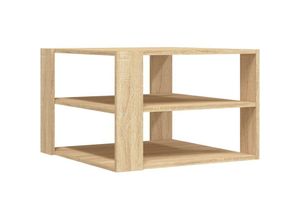 8720845925192 - Bonnevie - Couchtische Kaffeetisch Sonoma-Eiche 595x595x40 cm Holzwerkstoff vidaXL