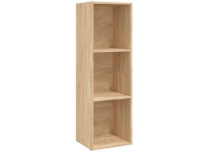 8719883672991 - Vidaxl - Bücherregal TV-SchrankTV-Möbel Sonoma Eiche 36x30x114 cm Holzwerkstoff