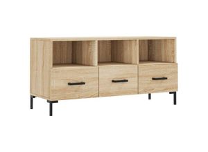 8720845944643 - Bonnevie - TV-SchrankTV-Möbel Sonoma-Eiche 102x36x50 cm Holzwerkstoff vidaXL