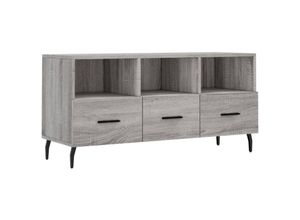 8720845944834 - Bonnevie - TV-SchrankTV-Möbel Grau Sonoma 102x36x50 cm Holzwerkstoff vidaXL