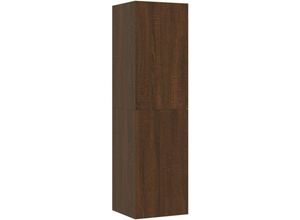 8720845737085 - Bonnevie - TV-Wandschrank TV-Schrank Braun Eichen-Optik 305x30x110 cm vidaXL