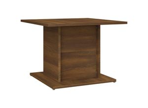 8720286837818 - Bonnevie - Couchtische Kaffeetisch Braun Eichen-Optik 555x555x40 cm Holzwerkstoff vidaXL