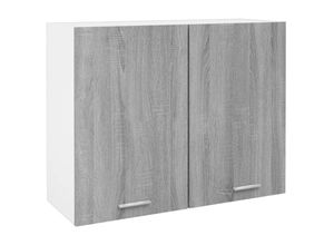 8720286954829 - Vidaxl - Hängeschrank Grau Sonoma 80x31x60 cm Holzwerkstoff 24618