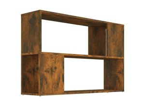 8720286956915 - Bonnevie - BücherregalStandregal Räuchereiche 100x24x63 cm Holzwerkstoff vidaXL