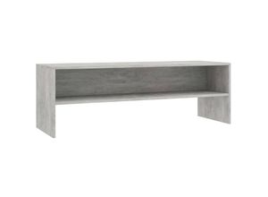 8719883672014 - TV-Schrank，TV-Möbel Betongrau 120x40x40 cm Holzwerkstoff vidaXL