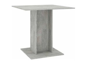 8719883674179 - Bonnevie - EsstischEsszimmertisch Betongrau 80x80x75 cm Holzwerkstoff vidaXL