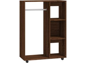 8720286956571 - Bonnevie - Kleiderschrank Braun Eichen-Optik 80x40x110 cm Holzwerkstoff vidaXL26969